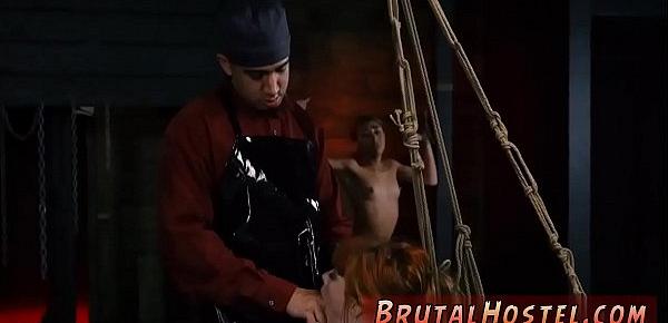  Brutal kicks face slave Sexy young girls, Alexa Nova and Kendall